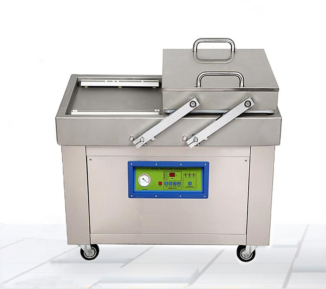 卤牛肉真空包装机，熟食双室真空机